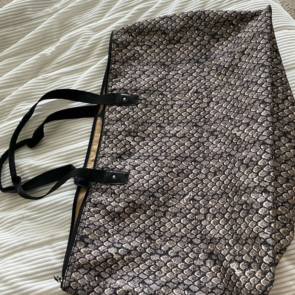 Coach Large Weekender Tote PACKABLE Luggage 2 piece set NEW Cosmetic/ sm pouch